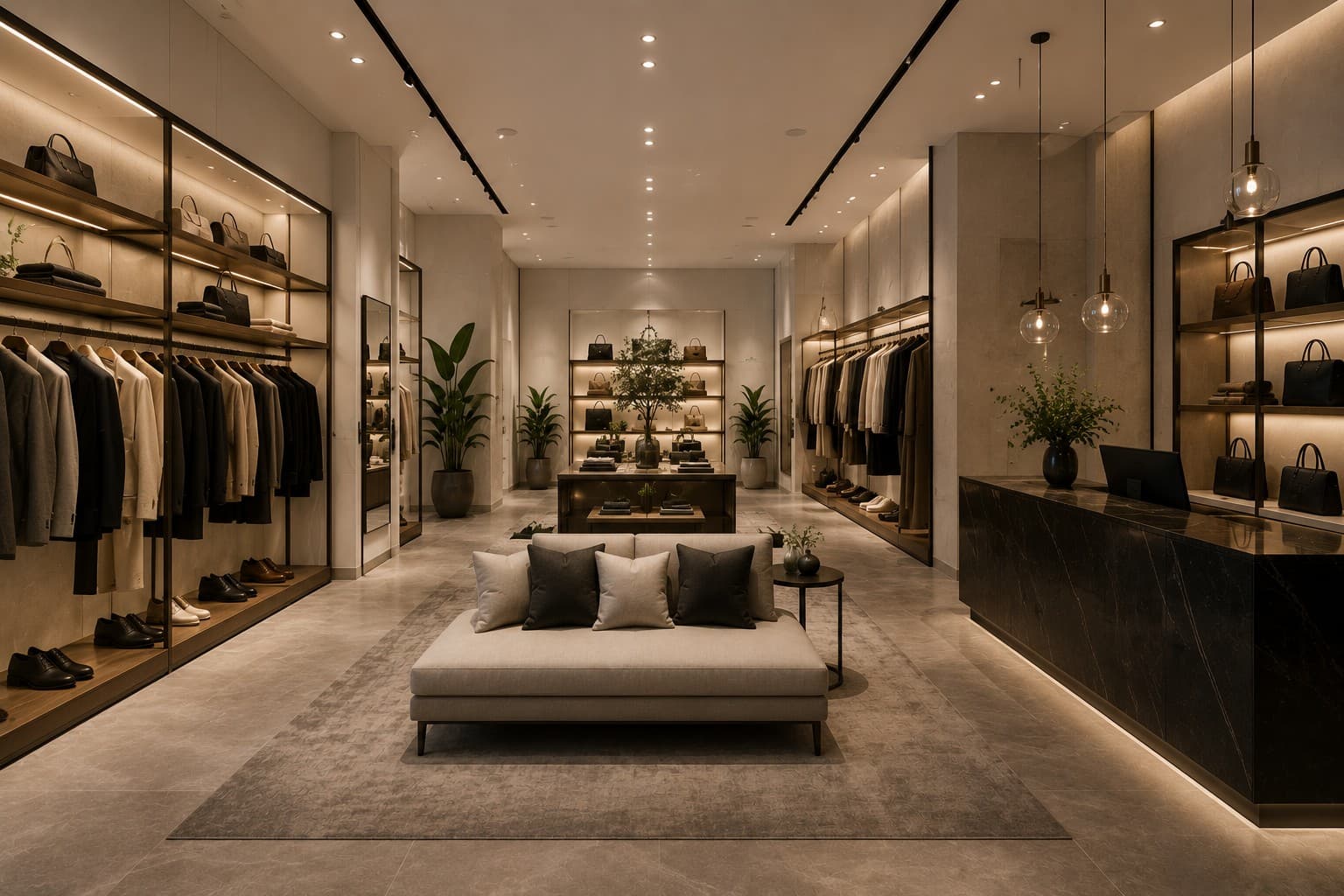 Contemporary retail interior